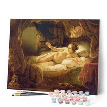 Load image into Gallery viewer, paint by numbers | Woman in her bed | advanced famous paintings new arrivals portrait | FiguredArt