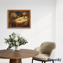 Load image into Gallery viewer, paint by numbers | Woman in her bed | advanced famous paintings new arrivals portrait | FiguredArt