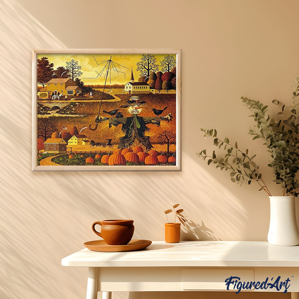 paint by numbers | Scarecrow | advanced landscapes new arrivals | FiguredArt