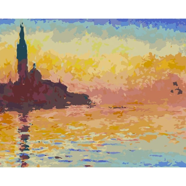 paint by numbers | Lighthouse Landscape | advanced famous paintings landscapes new arrivals | FiguredArt
