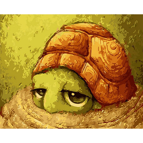 paint by numbers | Small Turtle | animals easy new arrivals turtles | FiguredArt