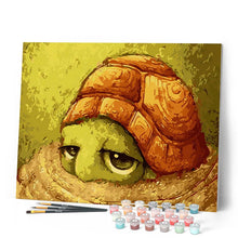 Load image into Gallery viewer, paint by numbers | Small Turtle | animals easy new arrivals turtles | FiguredArt