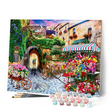 Load image into Gallery viewer, paint by numbers | Flowers Street | advanced flowers landscapes new arrivals | FiguredArt