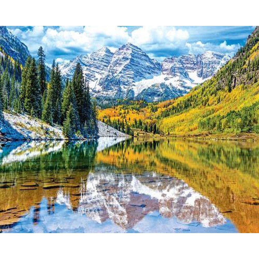 paint by numbers | Mountain River | advanced landscapes mountains new arrivals | FiguredArt