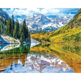 paint by numbers | Mountain River | advanced landscapes mountains new arrivals | FiguredArt