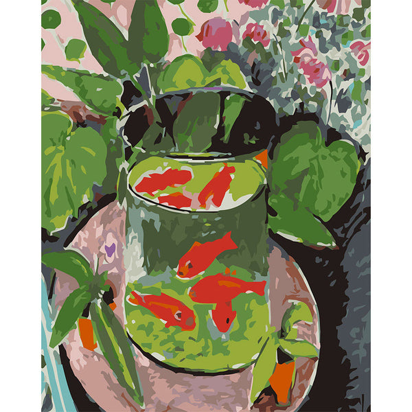 paint by numbers | Gold Fishes | advanced animals fish new arrivals | FiguredArt