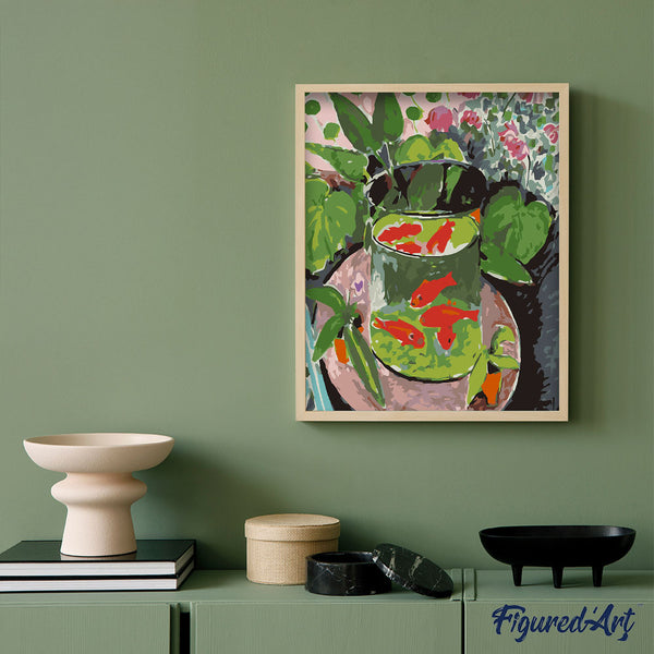 paint by numbers | Gold Fishes | advanced animals fish new arrivals | FiguredArt