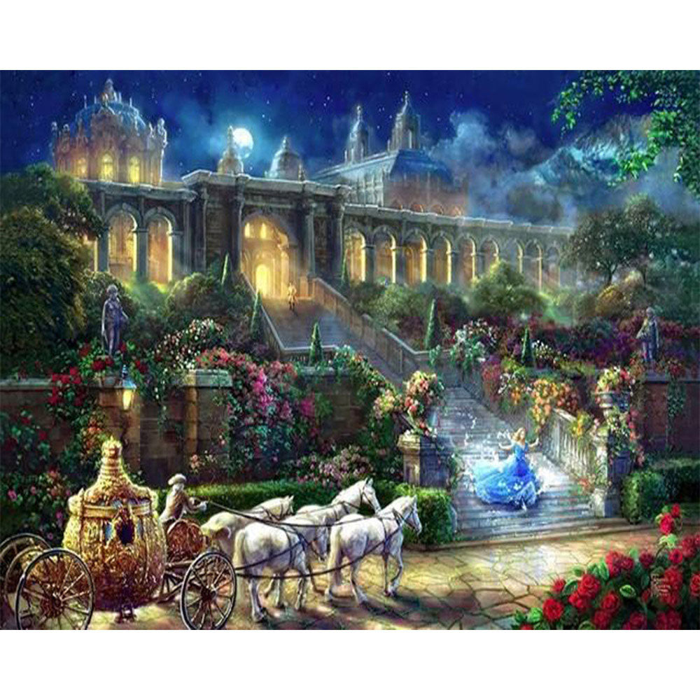 paint by numbers | Magic Palace | advanced landscapes new arrivals | FiguredArt