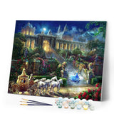 paint by numbers | Magic Palace | advanced landscapes new arrivals | FiguredArt