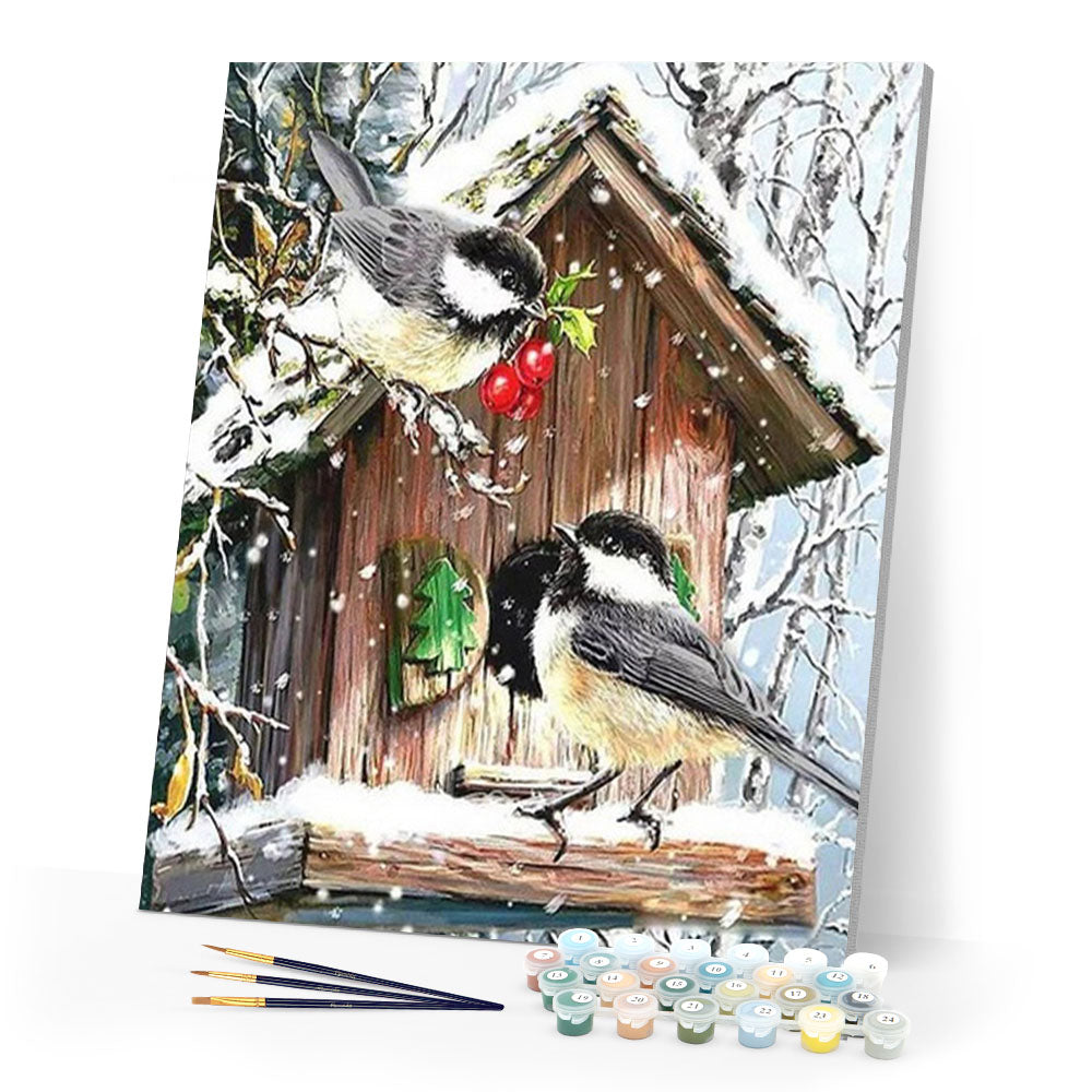 paint by numbers | Great Tit Birds | advanced animals birds new arrivals | FiguredArt