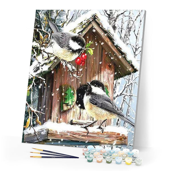 paint by numbers | Great Tit Birds | advanced animals birds new arrivals | FiguredArt