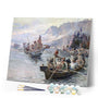 paint by numbers | Meeting the Indians | advanced landscapes new arrivals | FiguredArt
