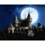 paint by numbers | Castle and Full Moon | advanced castles new arrivals | FiguredArt