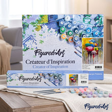 Load image into Gallery viewer, paint by numbers | Umbrellas | intermediate landscapes new arrivals | FiguredArt