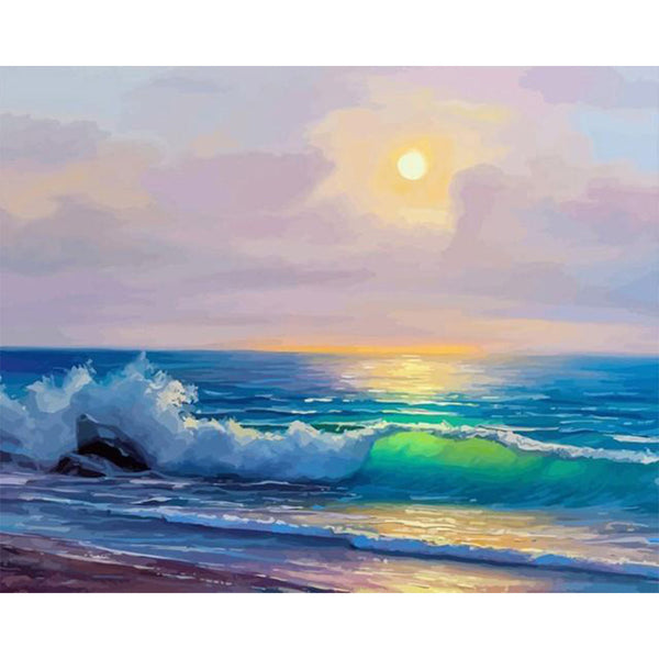 paint by numbers | Seaside and Waves | intermediate landscapes new arrivals | FiguredArt