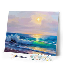 Load image into Gallery viewer, paint by numbers | Seaside and Waves | intermediate landscapes new arrivals | FiguredArt