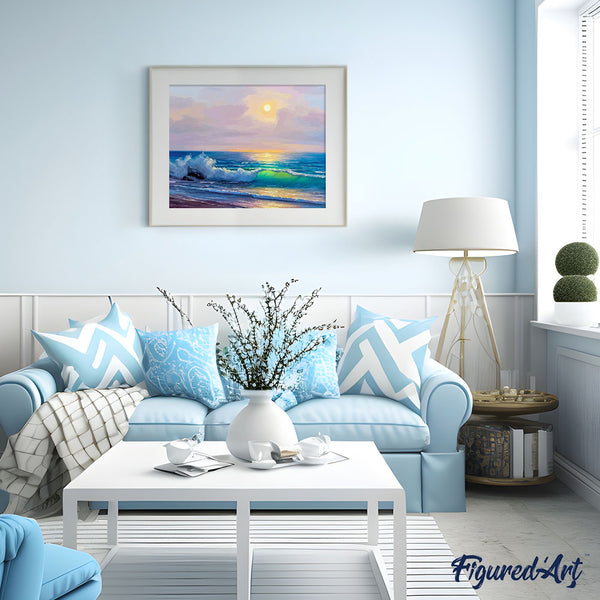 paint by numbers | Seaside and Waves | intermediate landscapes new arrivals | FiguredArt