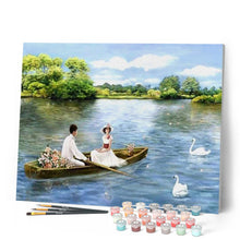 Load image into Gallery viewer, paint by numbers | Boat ride | advanced romance | FiguredArt