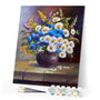 paint by numbers | Vase and Daisies | flowers intermediate new arrivals | FiguredArt