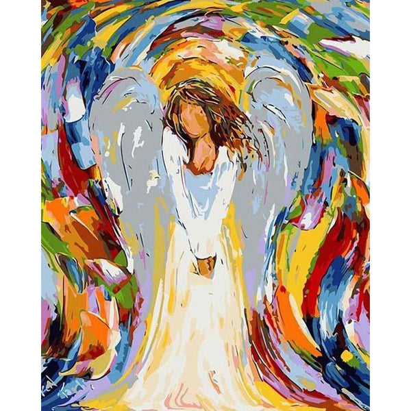 paint by numbers | Abstract Little Angel | intermediate new arrivals religion | FiguredArt
