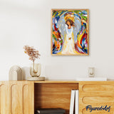 paint by numbers | Abstract Little Angel | intermediate new arrivals religion | FiguredArt