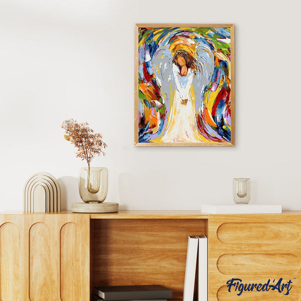 paint by numbers | Abstract Little Angel | intermediate new arrivals religion | FiguredArt