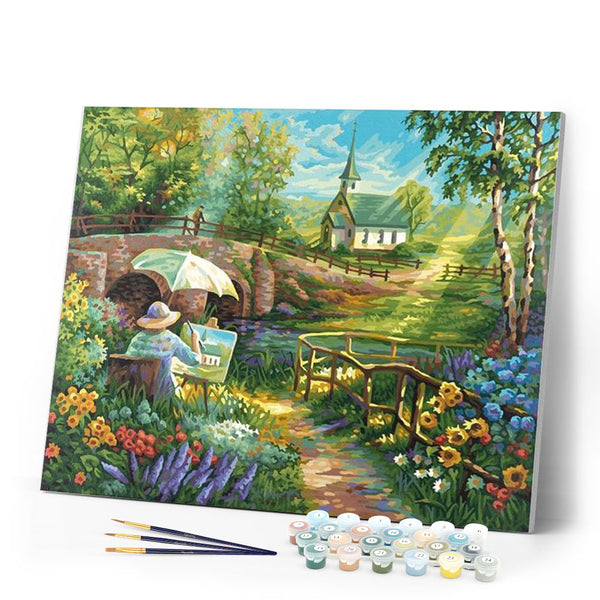 paint by numbers | Paint a Painter | intermediate landscapes new arrivals | FiguredArt