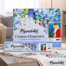 Load image into Gallery viewer, paint by numbers | Santa Claus and his Bird | animals birds christmas easy new arrivals | FiguredArt