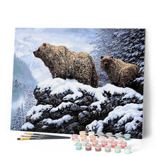 Load image into Gallery viewer, paint by numbers | Bears | advanced animals bears new arrivals | FiguredArt