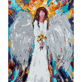 paint by numbers | White Angel | intermediate new arrivals religion | FiguredArt