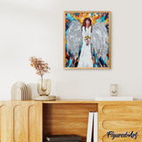 paint by numbers | White Angel | intermediate new arrivals religion | FiguredArt