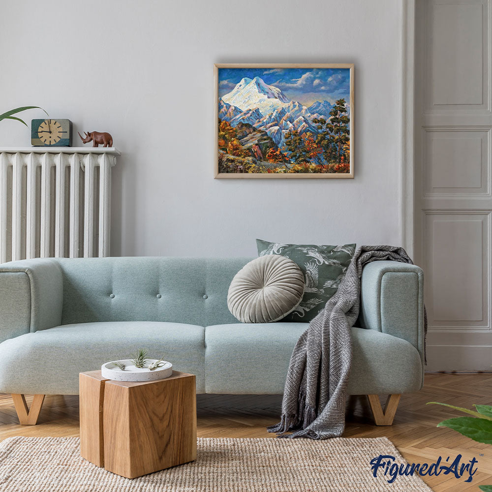 paint by numbers | Mountain Peak | advanced landscapes mountains new arrivals | FiguredArt