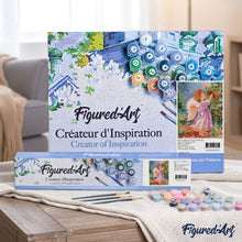 Load image into Gallery viewer, paint by numbers | Little Angel and Puppy | animals dogs intermediate religion romance | FiguredArt