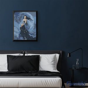 paint by numbers | Woman and Moon | easy new arrivals portrait | FiguredArt