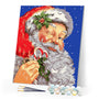 paint by numbers | Santa Claus wink | christmas easy new arrivals portrait | FiguredArt