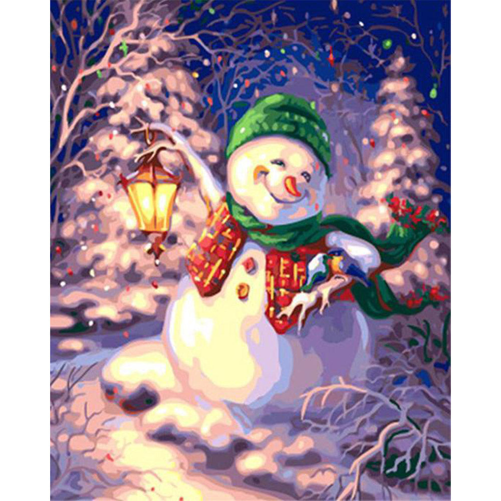 paint by numbers | Snowman | christmas intermediate new arrivals | FiguredArt