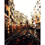 paint by numbers | View from the Gondola in Venice | cities intermediate | FiguredArt