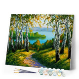 paint by numbers | Forest and Sea | forest intermediate landscapes new arrivals | FiguredArt