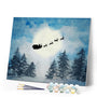 paint by numbers | Christmas sleigh | christmas intermediate landscapes new arrivals | FiguredArt