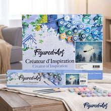 Load image into Gallery viewer, paint by numbers | Christmas sleigh | christmas intermediate landscapes new arrivals | FiguredArt