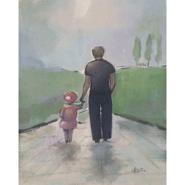 paint by numbers | Father and Daughter | advanced famous paintings new arrivals | FiguredArt