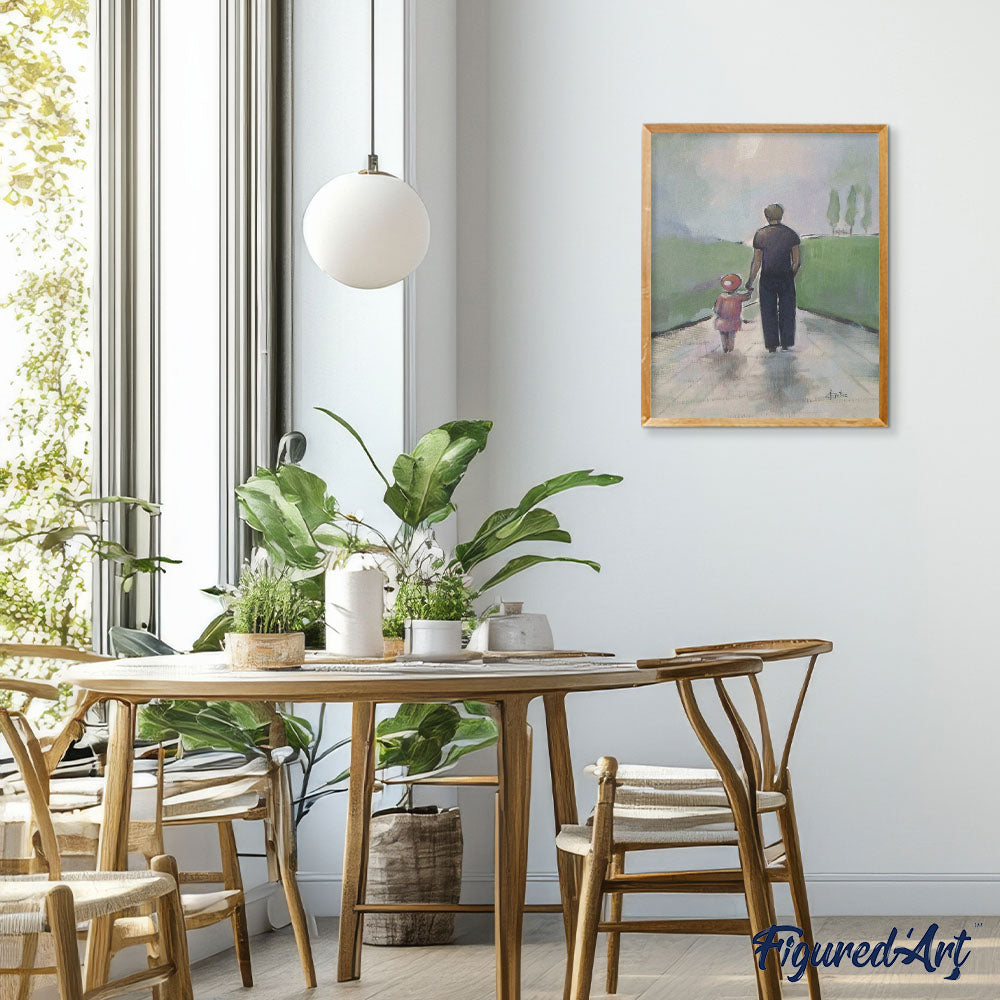 paint by numbers | Father and Daughter | advanced famous paintings new arrivals | FiguredArt