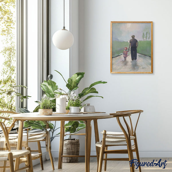 paint by numbers | Father and Daughter | advanced famous paintings new arrivals | FiguredArt