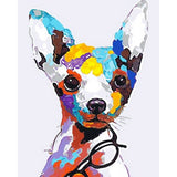 paint by numbers | Dog and Glasses | animals dogs easy new arrivals | FiguredArt
