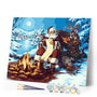 paint by numbers | Santa Claus and wood fire | christmas intermediate new arrivals | FiguredArt