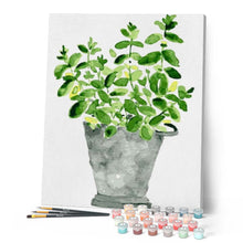 Load image into Gallery viewer, paint by numbers | Pot of plants | easy flowers new arrivals | FiguredArt