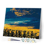 paint by numbers | Field of Sunflowers | easy landscapes new arrivals | FiguredArt