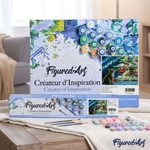 Load image into Gallery viewer, paint by numbers | Cat and Christmas Balls | advanced animals cats christmas new arrivals | FiguredArt