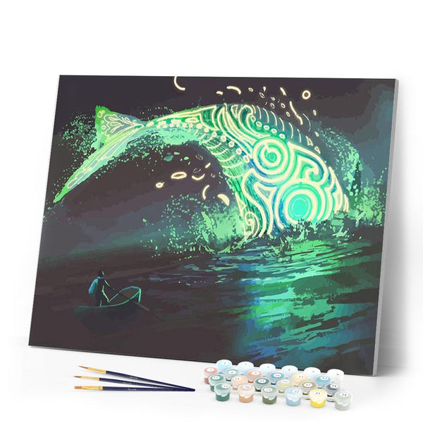 paint by numbers | Lunar Fish | animals fish intermediate new arrivals | FiguredArt