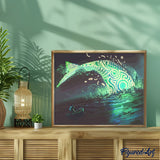 paint by numbers | Lunar Fish | animals fish intermediate new arrivals | FiguredArt